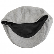 B2B Jaxon Hats Tecolote Herringbone Wool Blend Newsboy Cap alternate view 4