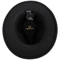 Messer Packable Wool Felt Fedora Hat - Black alternate view 4