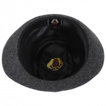 B2B Jaxon Hats Herringbone Wool Trilby Fedora Hat alternate view 4