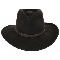 Sturgis Crushable Wool Felt Earflap Outback Hat alternate view 7