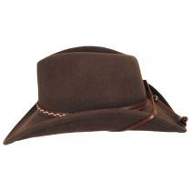 Davy Chincord Crushable LiteFelt Wool Outback Hat alternate view 11