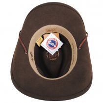 Davy Chincord Crushable LiteFelt Wool Outback Hat alternate view 16