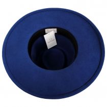 Joanna Packable Wool Felt Fedora Hat - Blue alternate view 4