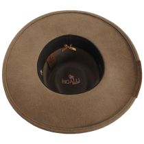 Saggy Distressed Wool Felt Outback Hat alternate view 4