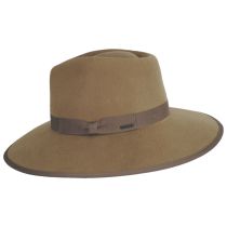 Jo Wool Felt Rancher Fedora Hat - Bronze alternate view 3