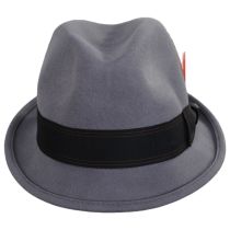 Gain Wool Felt Fedora Hat - Gray/Black alternate view 14