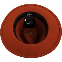 Messer Packable Wool Felt Fedora Hat - Orange alternate view 10