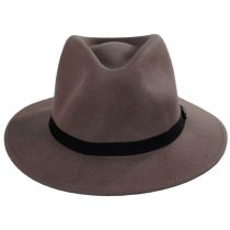 Messer Packable Wool Felt Fedora Hat - Tan alternate view 2