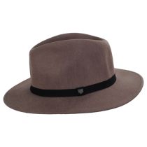 Messer Packable Wool Felt Fedora Hat - Tan alternate view 3