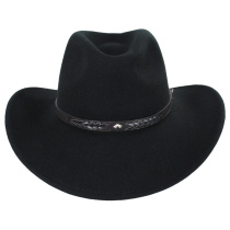 B2B Jaxon Hats Wyatt Wool Felt Western Cowboy Hat alternate view 2