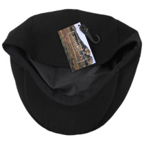 B2B Baskerville Hat Company Sloane Wool Shadow Windowpane Ivy Cap alternate view 4