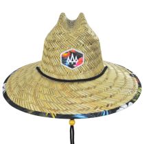 Youth Koa Straw Lifeguard Hat alternate view 2