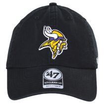 Minnesota Vikings NFL Clean Up Strapback Baseball Cap Dad Hat alternate view 2