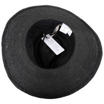 Monte Carlo Toyo Straw Rancher Hat - Black alternate view 4