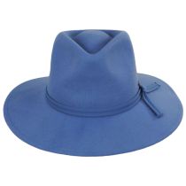 Joanna Packable Wool Felt Fedora Hat - Light Blue alternate view 2