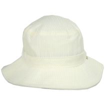 Petra Corduroy Packable Bucket Hat - Off White alternate view 2