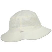 Petra Corduroy Packable Bucket Hat - Off White alternate view 3