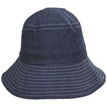 Chambray Cotton Bucket Hat alternate view 6