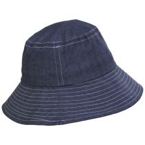 Chambray Cotton Bucket Hat alternate view 7