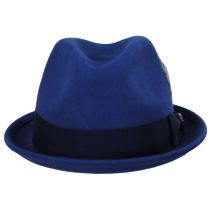 Gain Wool Felt Fedora Hat - Blue/Navy alternate view 2