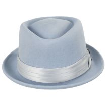 Stout Wool Felt Diamond Crown Fedora Hat - Mist alternate view 2