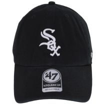 Chicago White Sox MLB Clean Up Strapback Baseball Cap Dad Hat alternate view 2