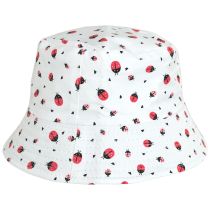 Kids' Ladybug Cotton Reversible Bucket Hat alternate view 2
