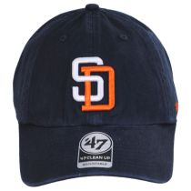 San Diego Padres MLB Home Clean Up Strapback Baseball Cap Dad Hat alternate view 6