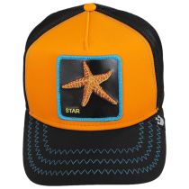 Starfish Mesh Trucker Snapback Baseball Cap alternate view 2