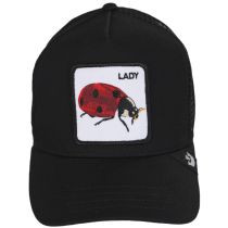 Ladybug Trucker Snapback Baseball Cap alternate view 2