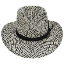 Telfar Jute and Toyo Straw Outback Fedora Hat alternate view 14