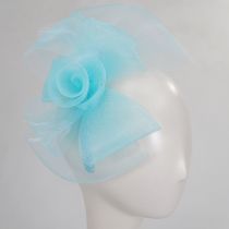 Horsehair Net Bow and Rosettes Fascinator alternate view 10