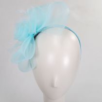 Horsehair Net Bow and Rosettes Fascinator alternate view 11