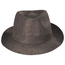 Linen Herringbone Trilby Fedora Hat alternate view 42