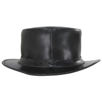 B2B Jaxon Hats John Bull Leather Top Hat alternate view 4