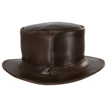 B2B Jaxon Hats John Bull Leather Top Hat alternate view 8