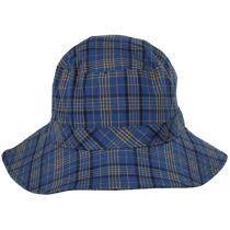 Petra Packable Cotton Blend Plaid Bucket Hat alternate view 6