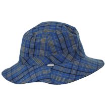 Petra Packable Cotton Blend Plaid Bucket Hat alternate view 7