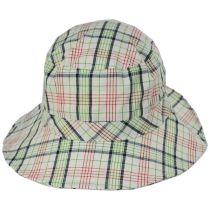 Petra Packable Cotton Blend Plaid Bucket Hat alternate view 10