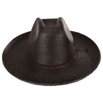 Sedona Reserve Palm Straw Cowboy Hat - Dark Brown alternate view 2