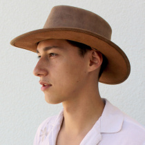 Crusher Leather Outback Hat - Copper alternate view 17