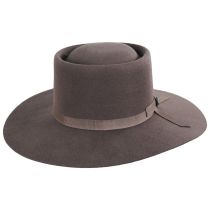 Vintage Couture Ciao Bella Wool Felt Gaucho Hat alternate view 6