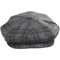 Plaid Cashmere and Wool Newsboy Cap alternate view 2