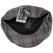 Plaid Cashmere and Wool Newsboy Cap alternate view 24