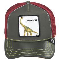 Thunder Lizard Dino Mesh Trucker Snapback Baseball Cap alternate view 2