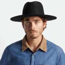 Cohen Wool Felt Cowboy Hat - Black alternate view 6