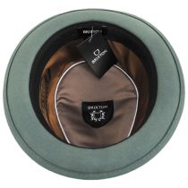 Stout Wool Felt Diamond Crown Fedora Hat - Mint Green alternate view 4
