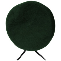 Wool Military Beret with Lambskin Band alternate view 119