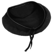 Wool Military Beret with Lambskin Band alternate view 207