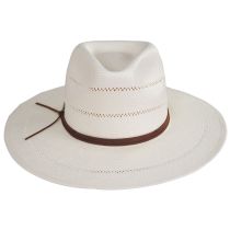 Vintage Couture Adore You Toyo Straw Fedora Hat alternate view 2